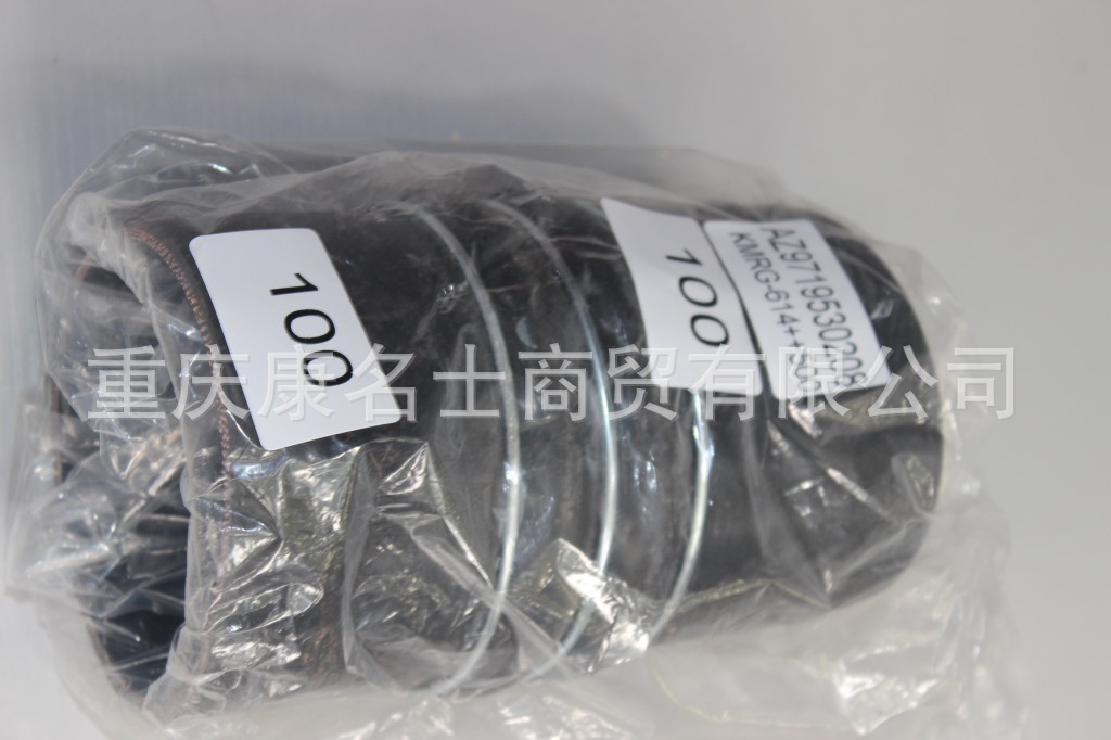 输油胶管KMRG-614++500-胶管AZ9719530208-内径100X硅胶管加工,黑色钢丝3凸缘2直管内径100XL180XH110X-2