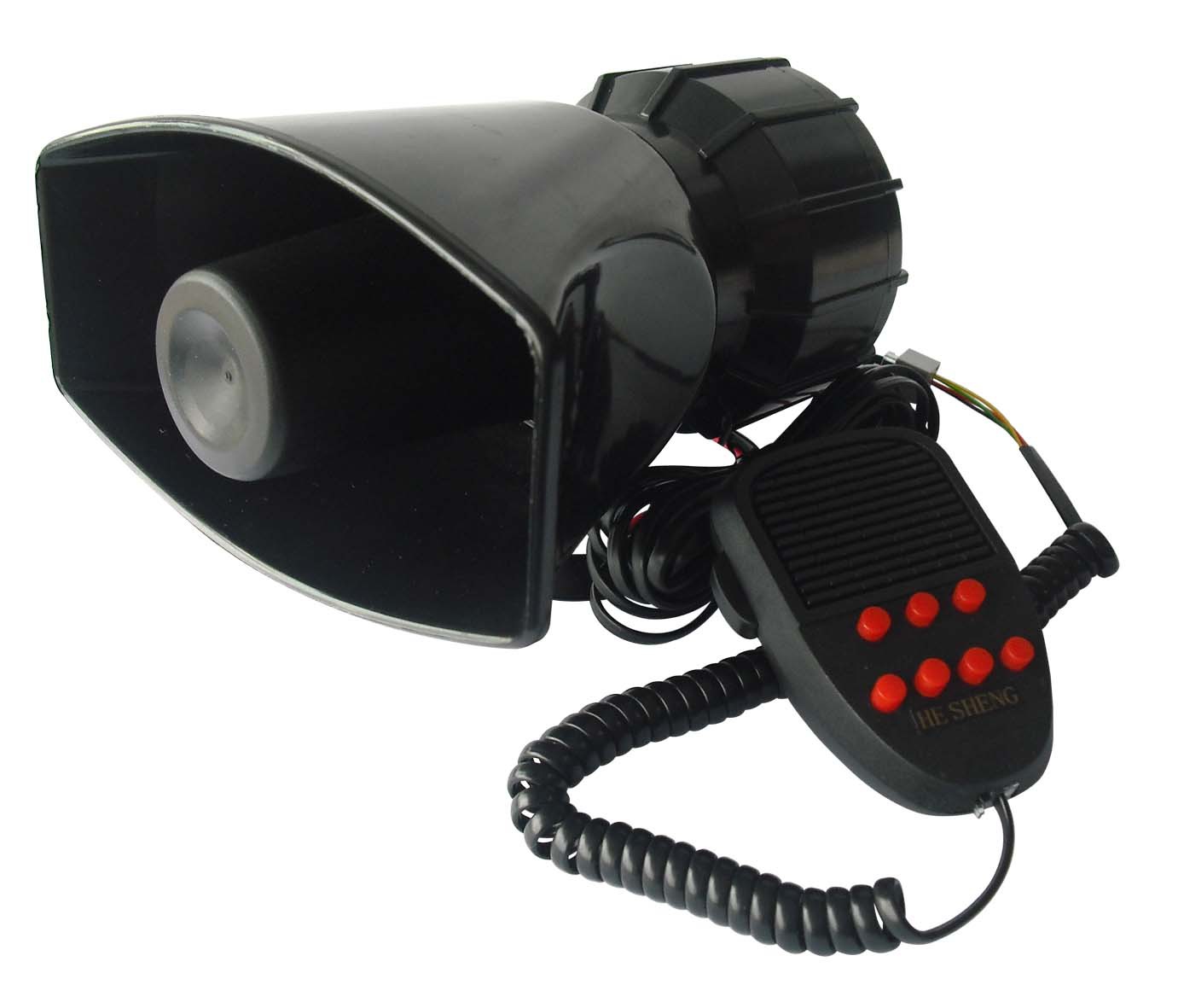 汽车喇叭-厂家供应 七音喊话 警报器 警笛 改装喇叭 支持 混批一件代发-汽车