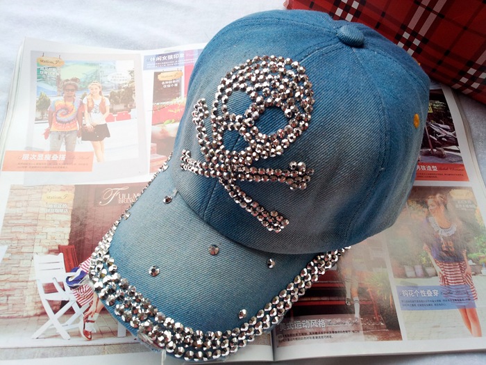 采购帽子-新款磨白做旧牛仔帽子 女 韩版潮帽 