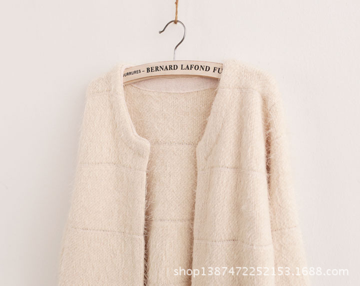 批发采购<em>女式</em>针织衫-<em>马海毛</em>糖果色<em>开衫外套</em> 2