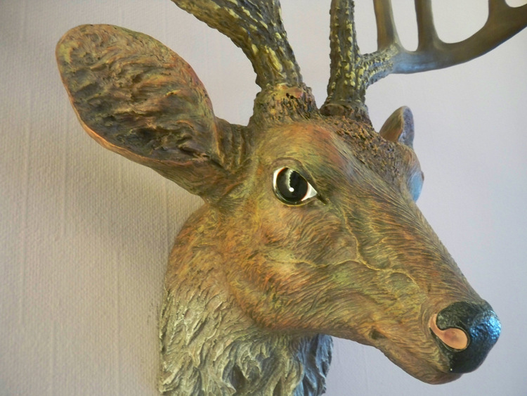 鹿头-壁挂(仿真效果)