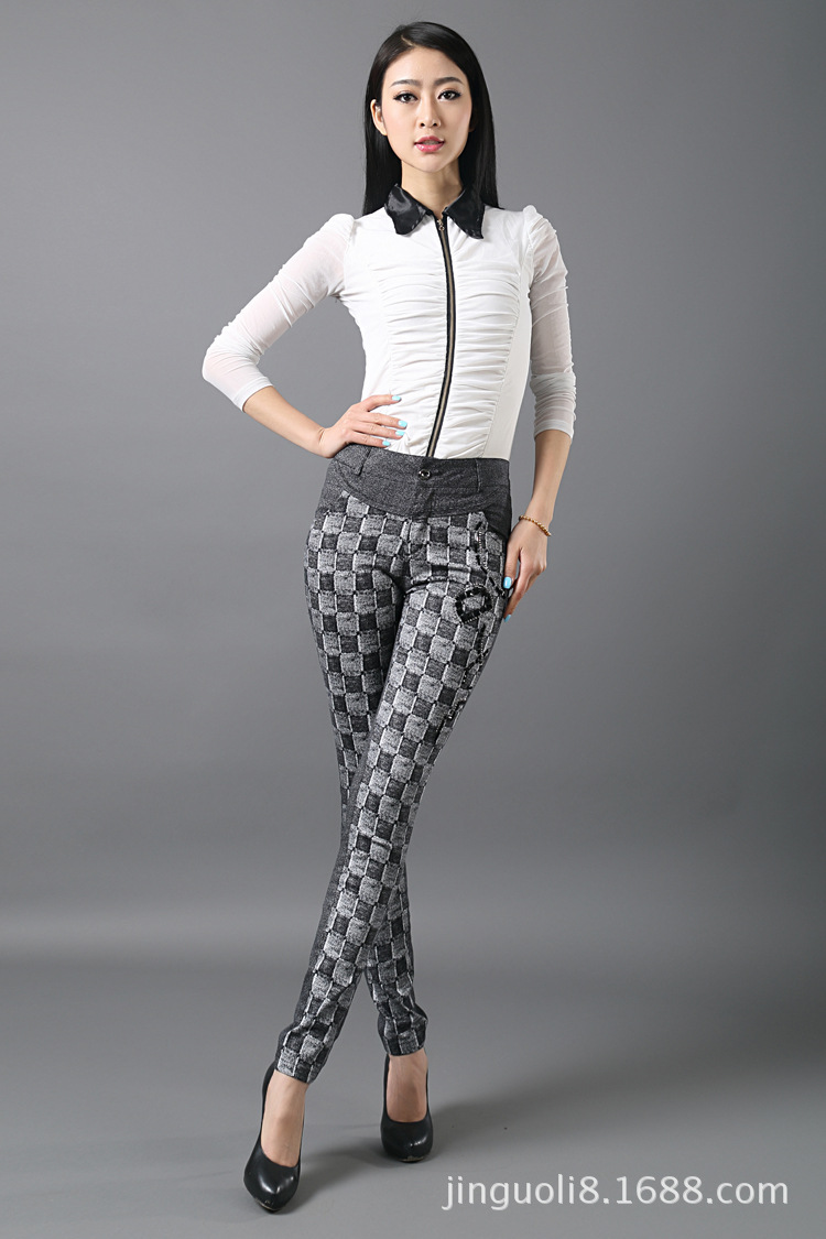 2014<em>春季女裤</em> 棉布休闲小脚裤 全棉小脚<em>时装</em>女