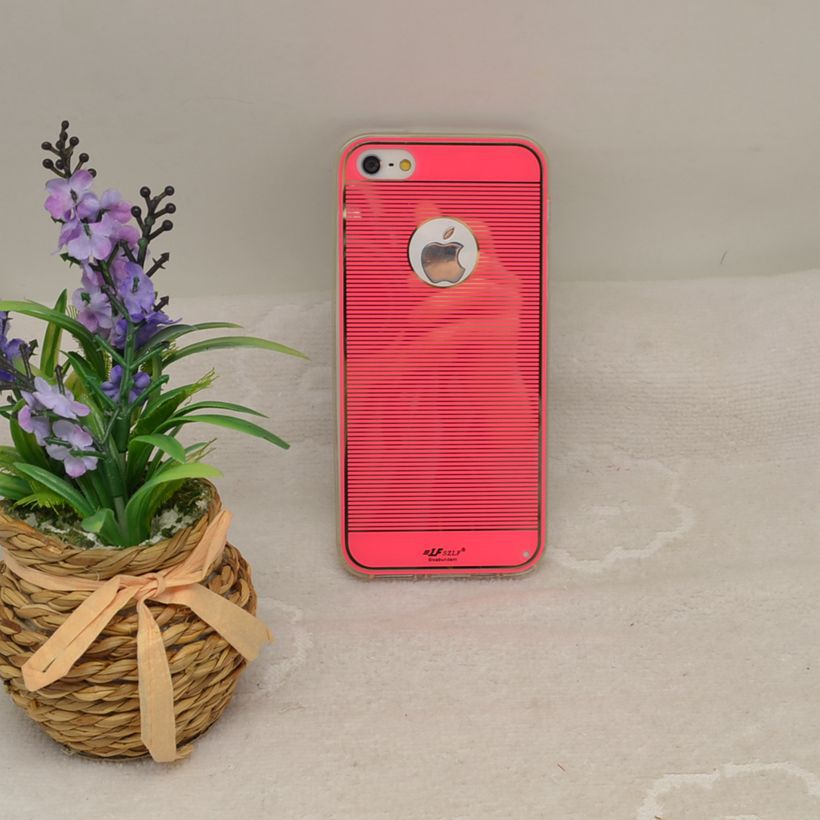 手机保护套-新款热销上市 苹果4G 5G条纹TPU