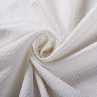 厂家销售 服装面料 锦纶针织小提花批发         #白色尼龙面料图片