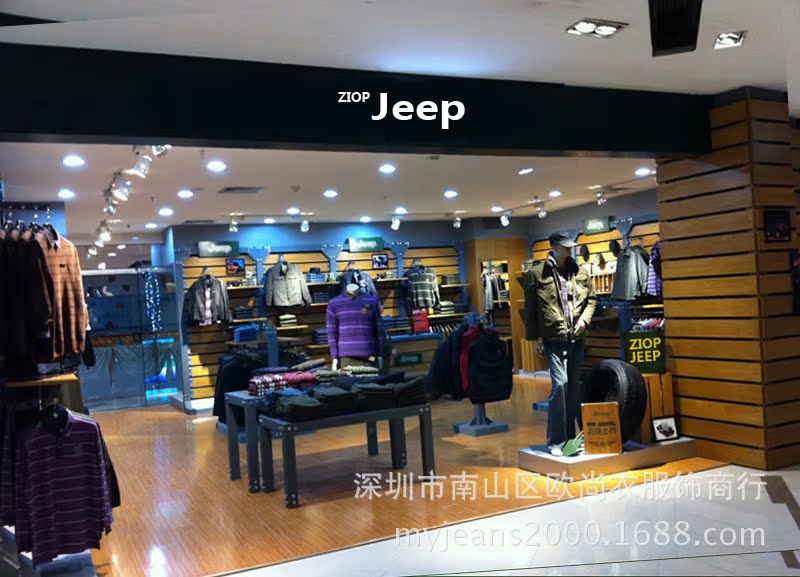 ziopjeep牛仔裤 男式修身新款吉普兄牛仔裤 实体店供应秋冬牛仔裤