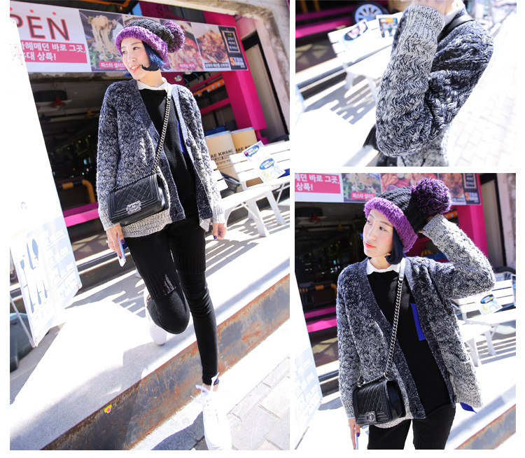 【<em>桐乡</em>羊毛衫<em>批发</em> 日系森女系宽松版渐变色纽