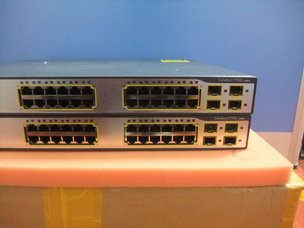 二手思科Cisco交换机WS-C3750G-24TS-S1U