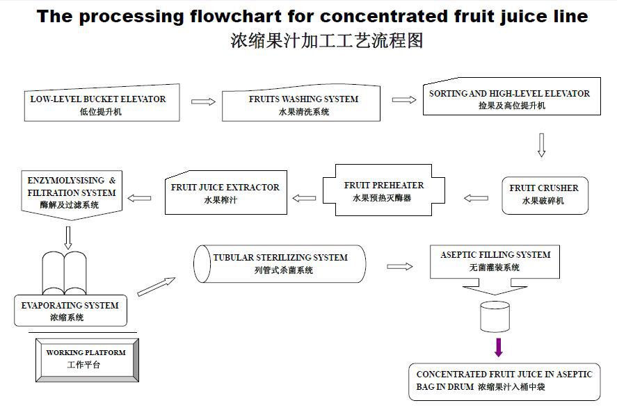 flowchart for juice