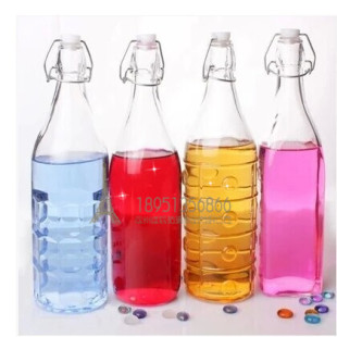 无铅玻璃酵素宜家酒瓶泡酒瓶密封瓶饮料瓶 水果酵素瓶泡酒玻璃瓶