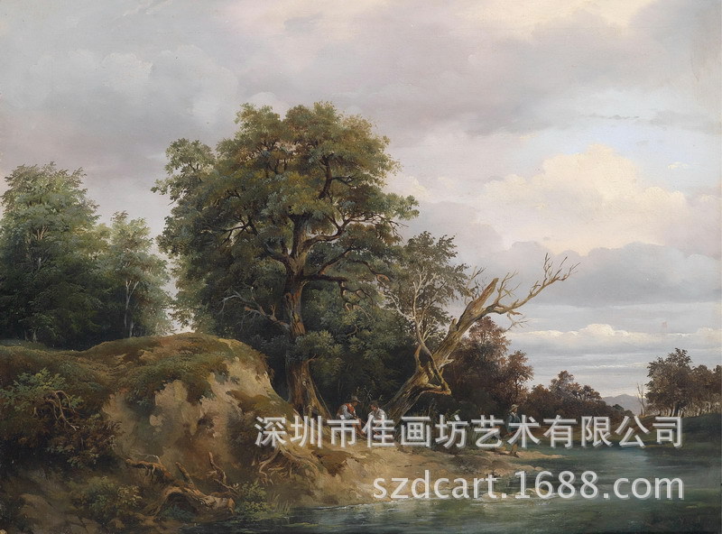 【精品推荐】古典欧洲风景油画 海景花园景街景 酒店房地产配画49