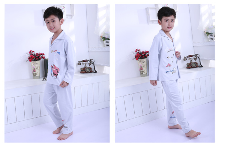 童家居服-儿童<em>睡衣</em>厂家<em>批发</em> <em>小男孩</em>家居服 春秋