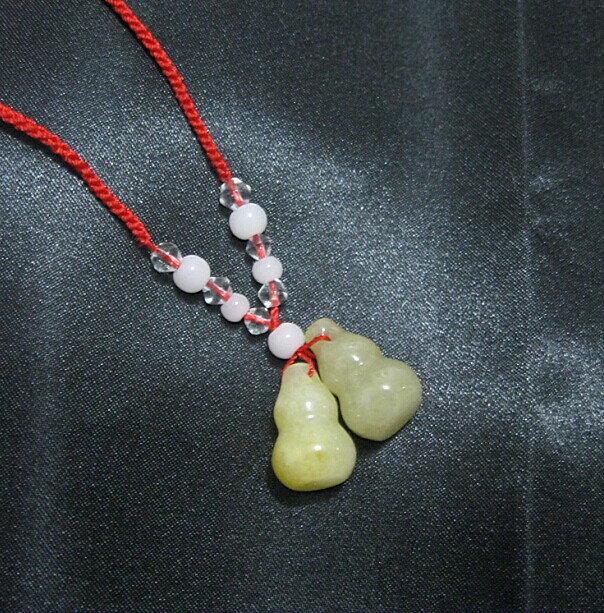 浙江金华开光纯天然冰种黄曜石葫芦貔貅吊坠一世无忧 招财转运男女款