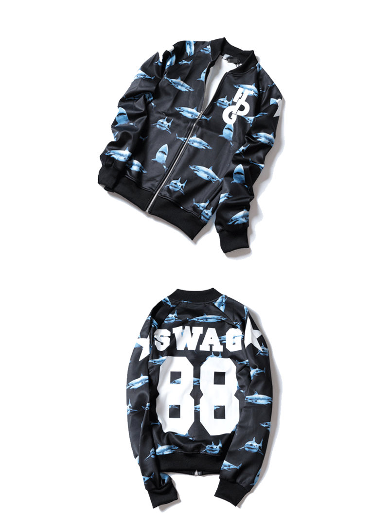 批发采购男式夹克-2014秋冬新款鲨鱼夹克男长