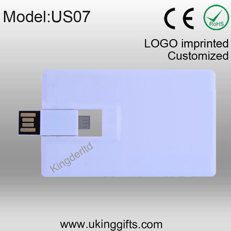U盘-高清彩印 手机电脑两用U盘 卡片OTG个性