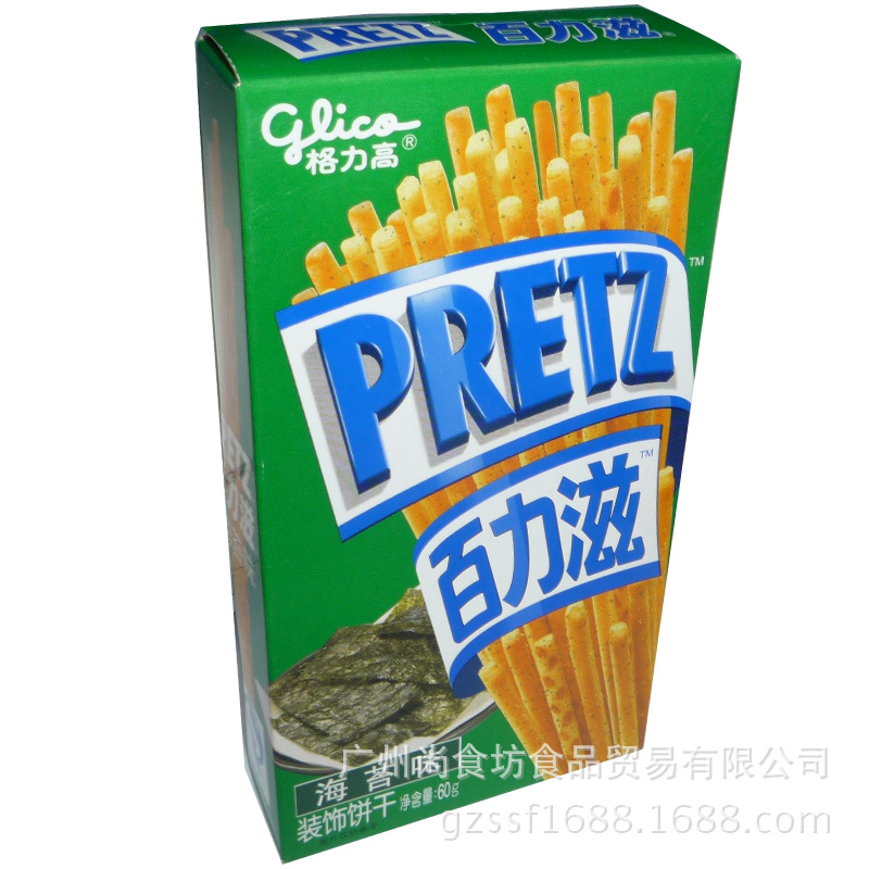 饼干类-格力高 百力滋 海苔味 休闲零食 饼干条