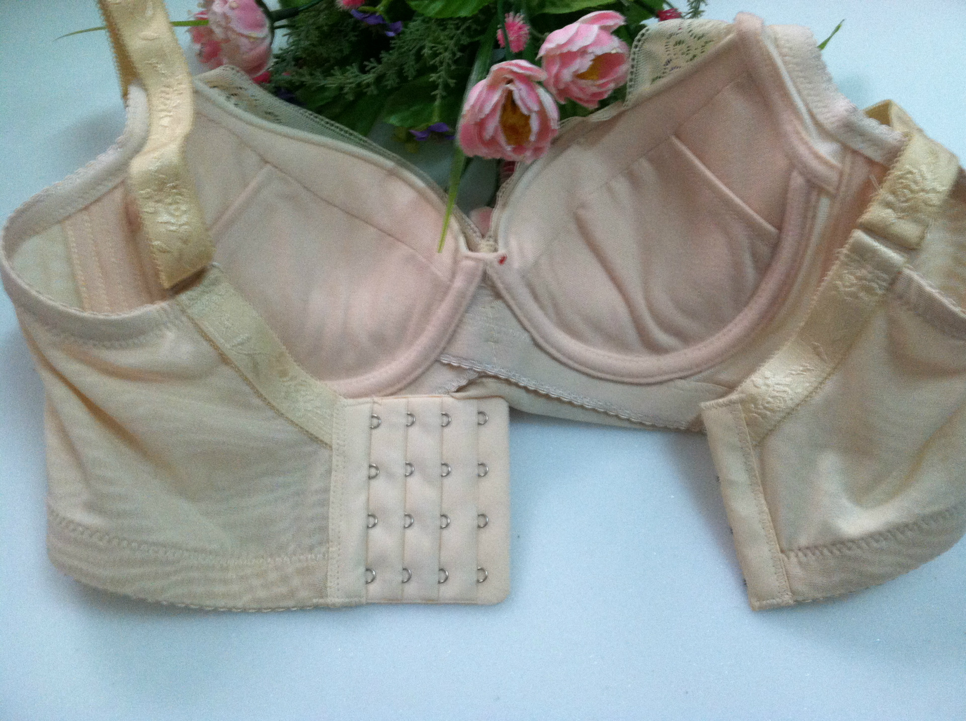 <em>文胸</em>-厂家批发女士<em>文胸</em> <em>聚拢</em>调整型<em>小胸4排扣</em>