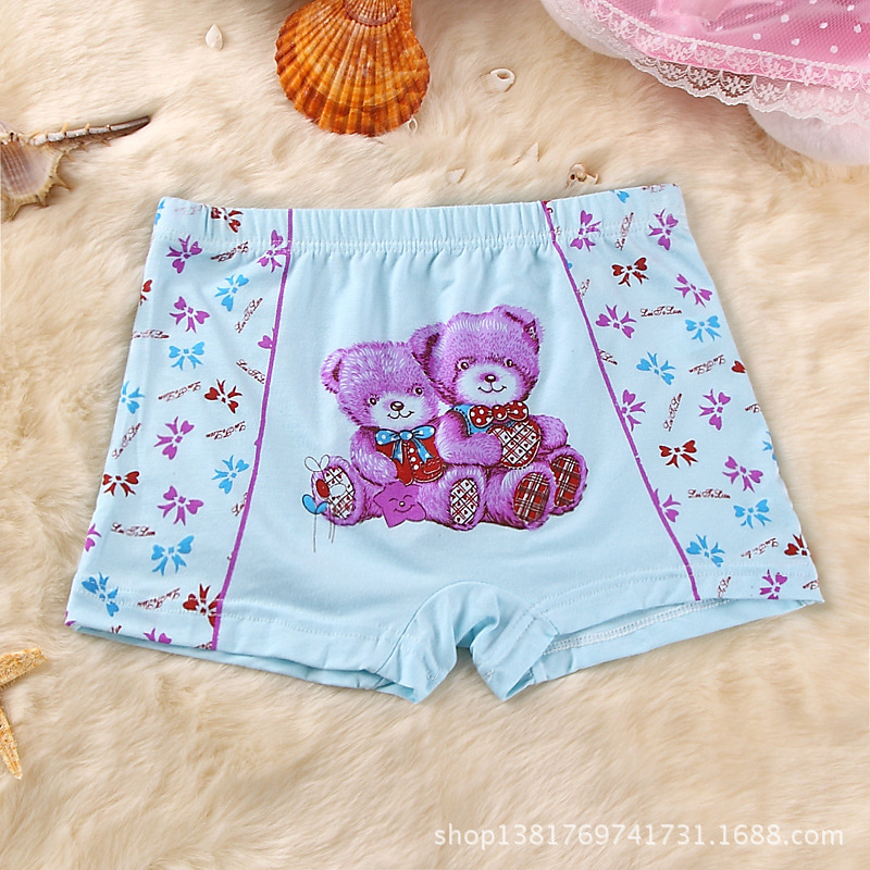 【506儿童<em>内裤</em>卡通<em>内裤批发</em> 莫代尔材质女童内