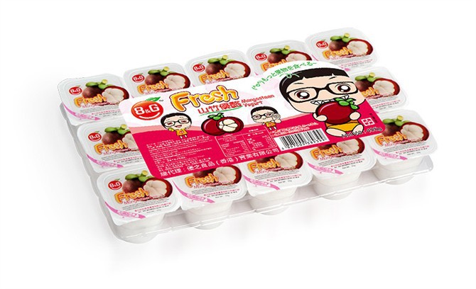 香港优之良品 Fresh 山竹优酪果冻布丁495g*2