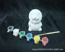 直供 歐式風格 陶瓷工藝品 陶瓷獅子存錢罐兒童DIY