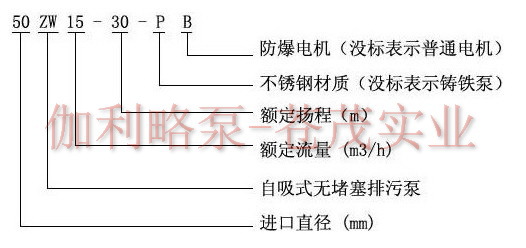 ZW无堵塞自吸排污泵