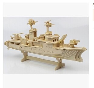 航空母舰/手工自装木制模型/家居饰品/家居工艺品/diy航海模型