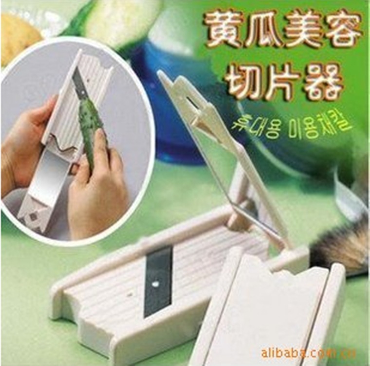 k黃瓜美容切片器/黃瓜切片器 帶鏡子(彩盒裝) 美容必備80g工廠,批發,進口,代購