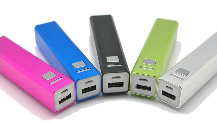 移动电源-江苏定制2200mA磨砂口红方体充电