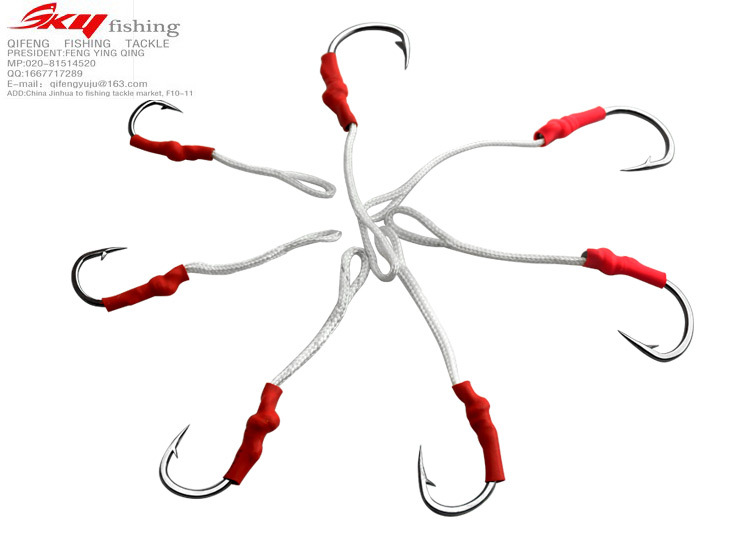 鱼钩-日本进口锐利大鱼钩 绑线加粗有倒刺高强