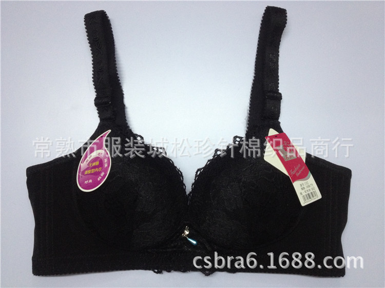 <em>文胸</em>-<em>婷玛</em>新品<em>文胸</em> 无钢圈 服贴聚拢侧收副乳调