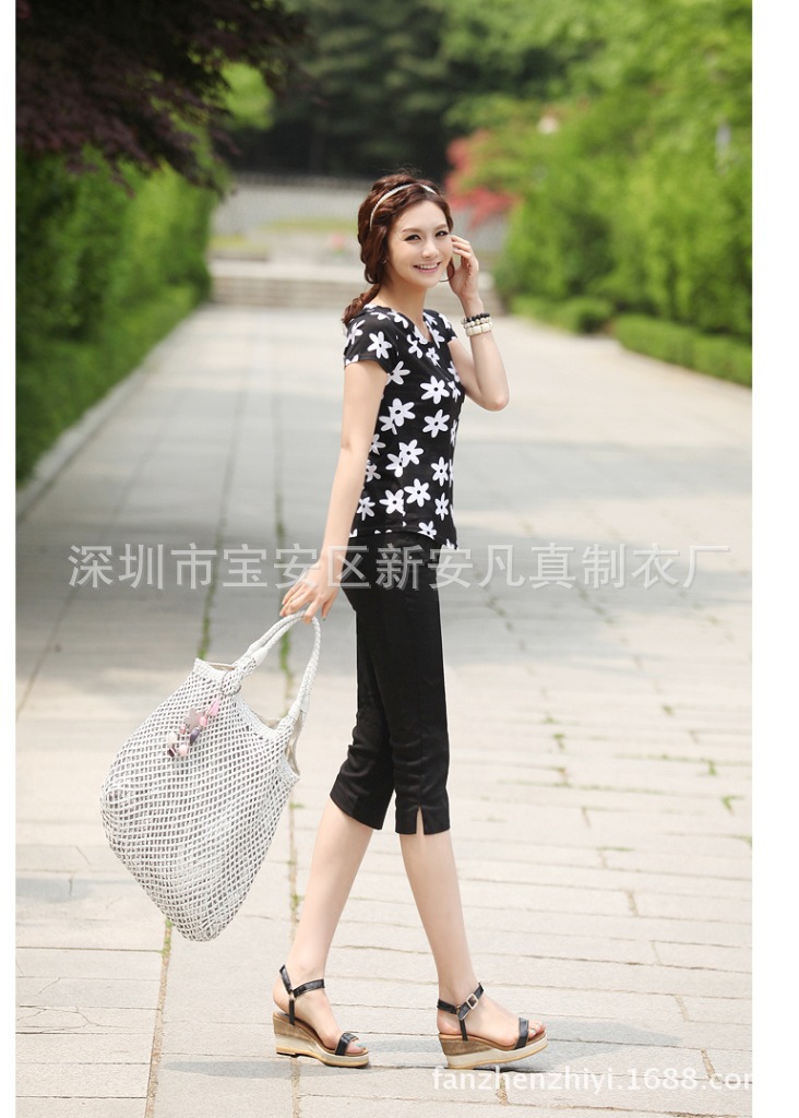 【2014日<em>韩式少女装</em>新款夏季T恤 颜色丰富均