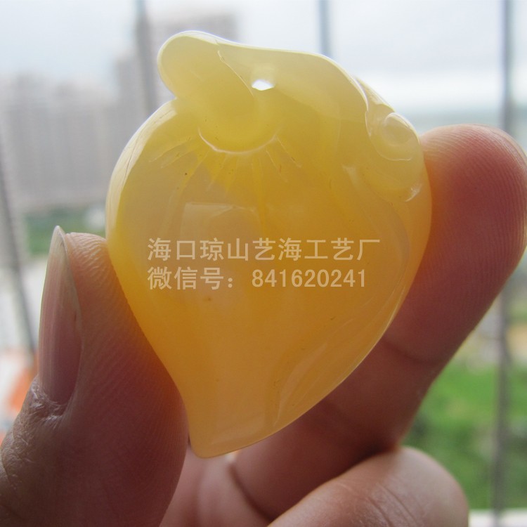 寿桃吊坠(中)2.7x3.6cm (5)