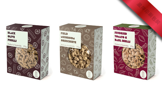 厂家定制加工面点食品包装纸盒(带开窗) 可提供