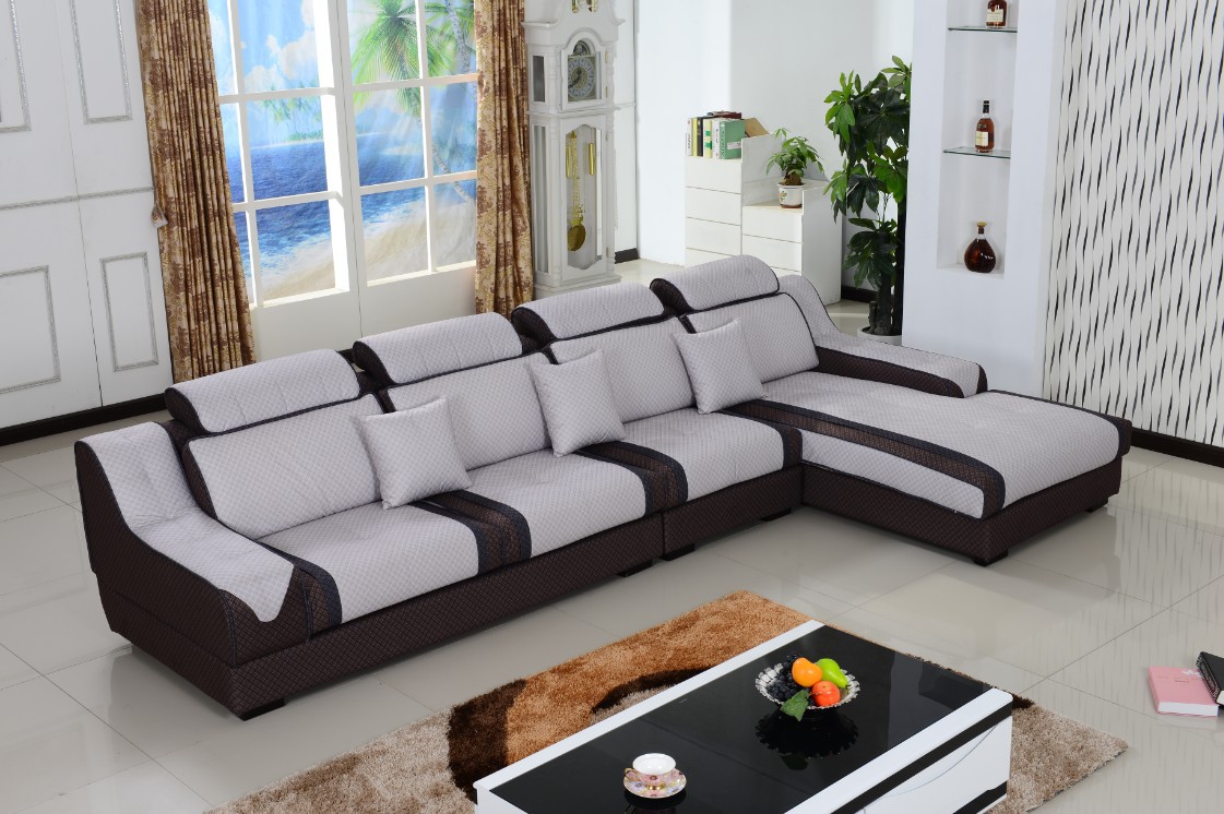 江彬家具 高档客厅布艺沙发 组合贵妃沙发 现代时尚大型舒适沙发