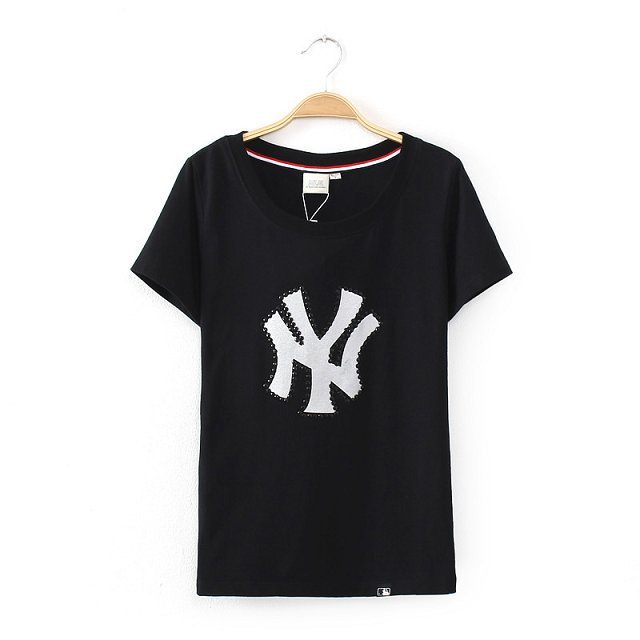 批发采购女式T恤-MLB棒球衫男式洋基队t恤情