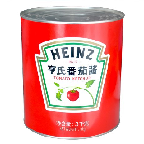 亨氏番茄酱 3kg罐装 纯番茄酱非沙司KFC专用
