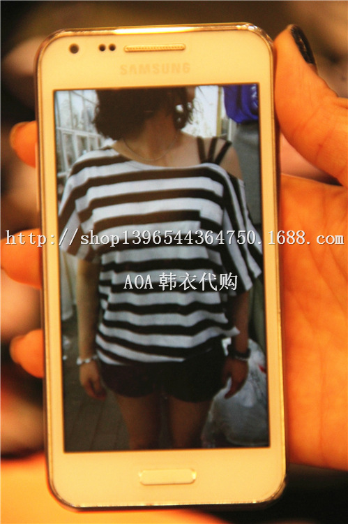 2014夏季新款*<em>AoA</em>*韩衣东大门代购<em>女装</em>纯棉漏