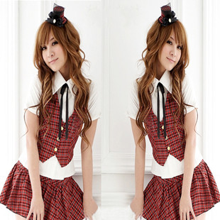 情趣内衣-<em>贵族学院</em>风<em>马甲</em>学生套装游戏制服夜