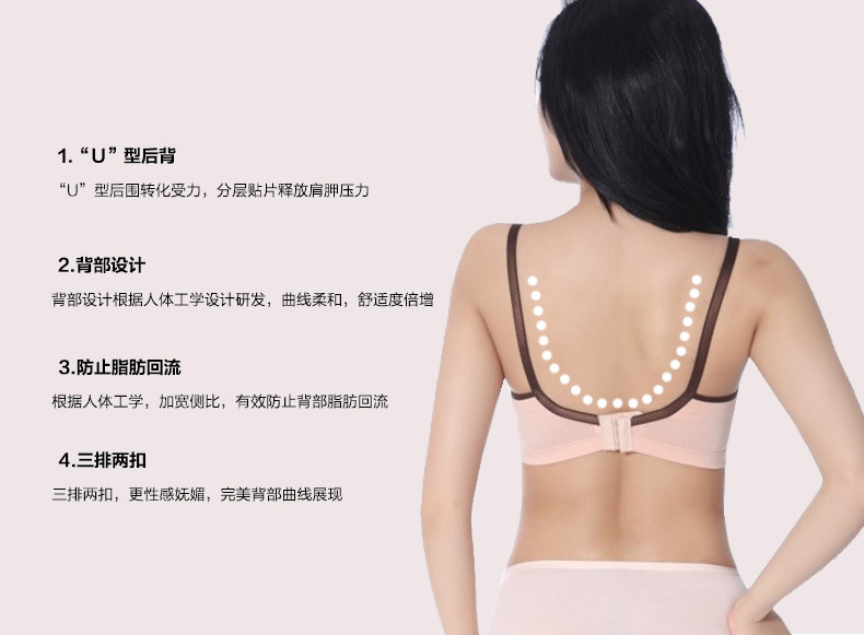【<em>无钢圈文胸罩无痕</em>瑜伽运动超<em>聚拢</em>小胸厚内衣