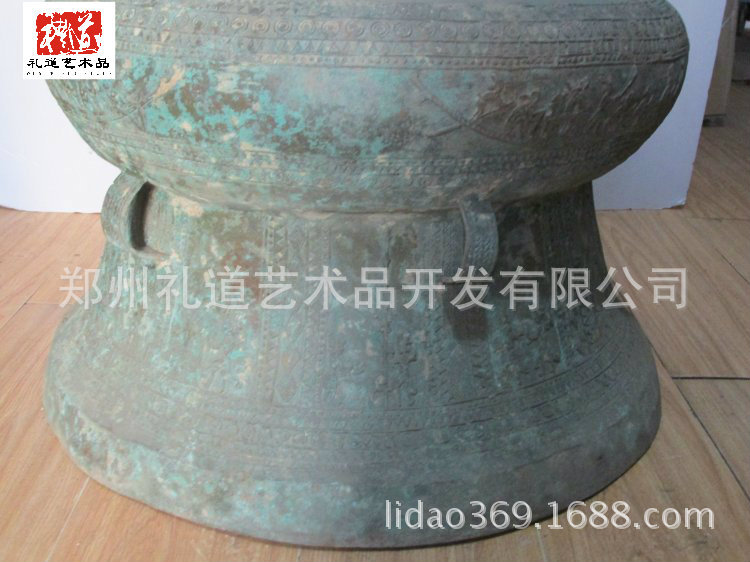 古代乐器铜鼓 仿古做旧特色工艺品乐器铜鼓 古代作战乐器铜鼓