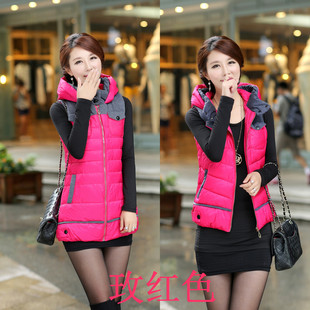 批发采购<em>女式马甲背心</em>-2014秋冬新款 女士中长