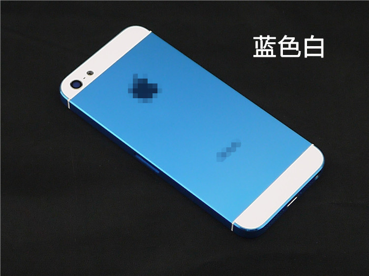 【一手货源】 iPhone5/5S后盖彩壳 苹果5代中框电池盖 量身定制