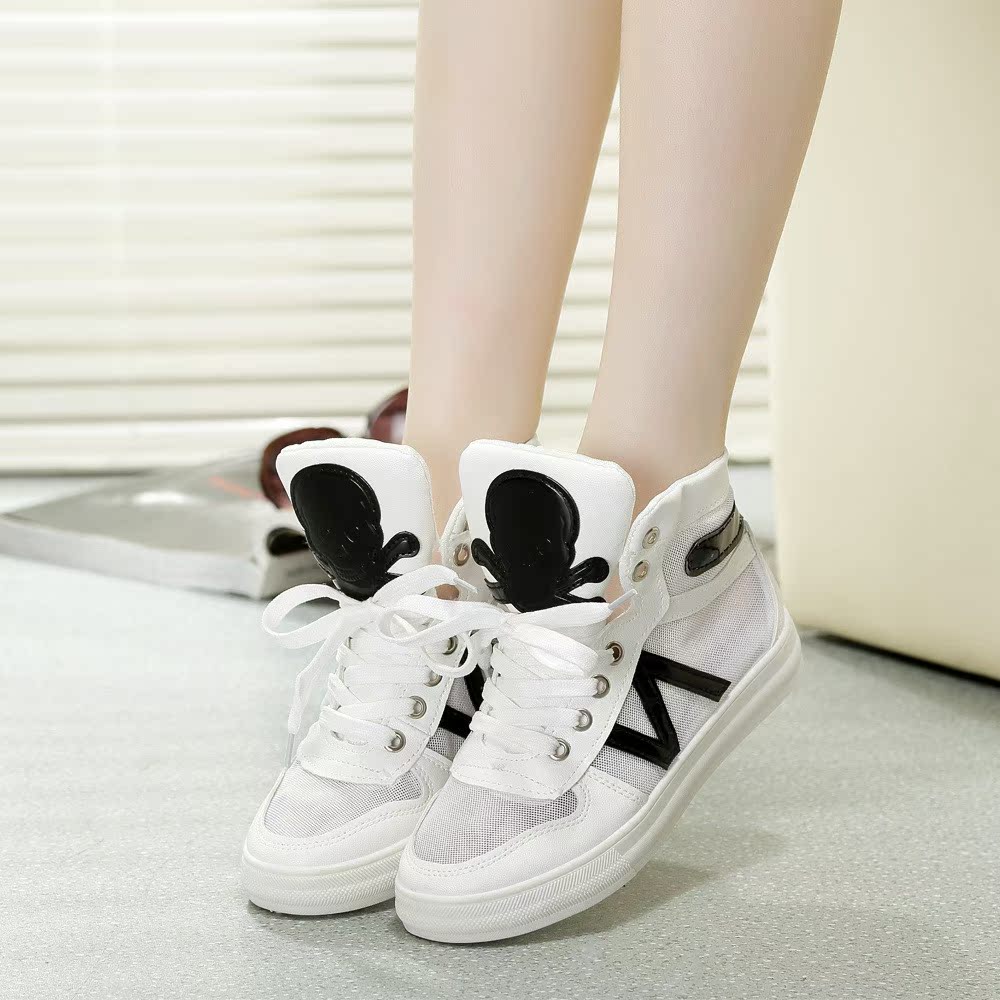 4夏季韩版罗马潮女式单鞋 运动<em>休闲女鞋批发</em> 