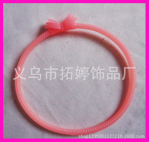 批发采购发带-2014韩版热卖夜光色手链发圈,荧