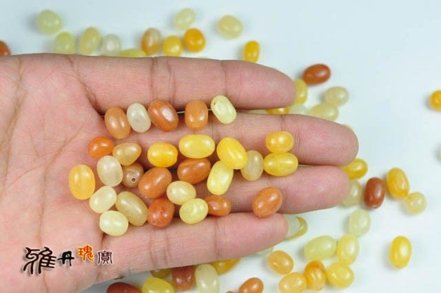 爆款批发天然金丝玉散珠DIY,玉珠子,转运珠,米珠,手链项链配饰