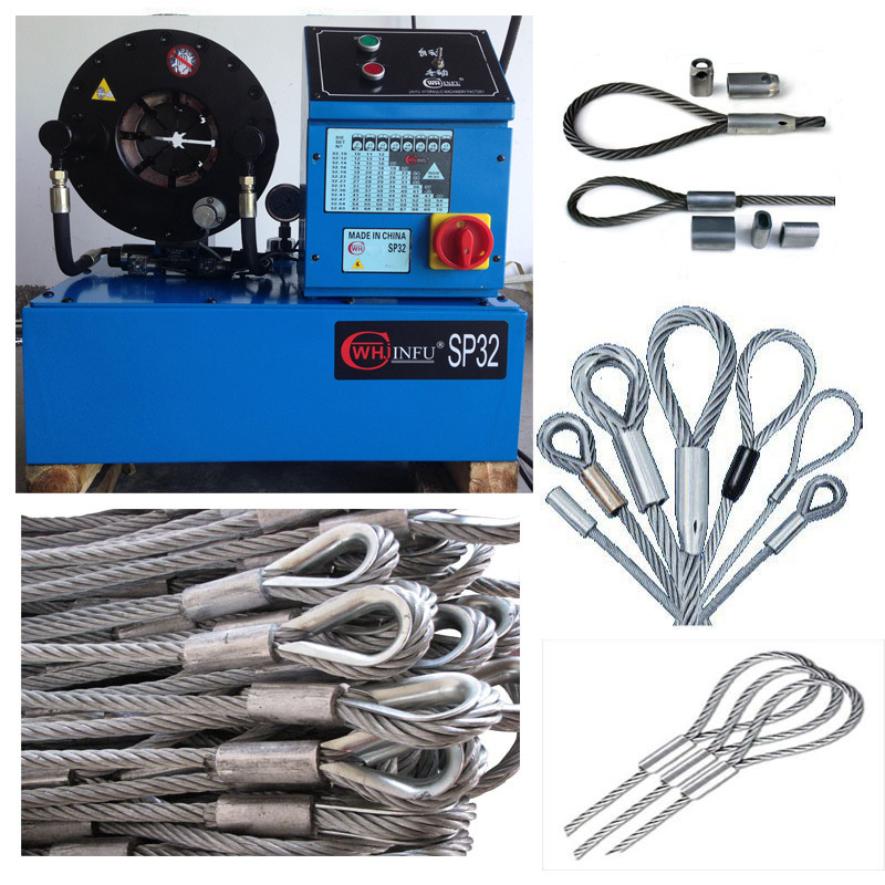 建筑用钢丝绳扣压机_锚索钢丝绳扣压机_钢丝绳压接扣压机压套机