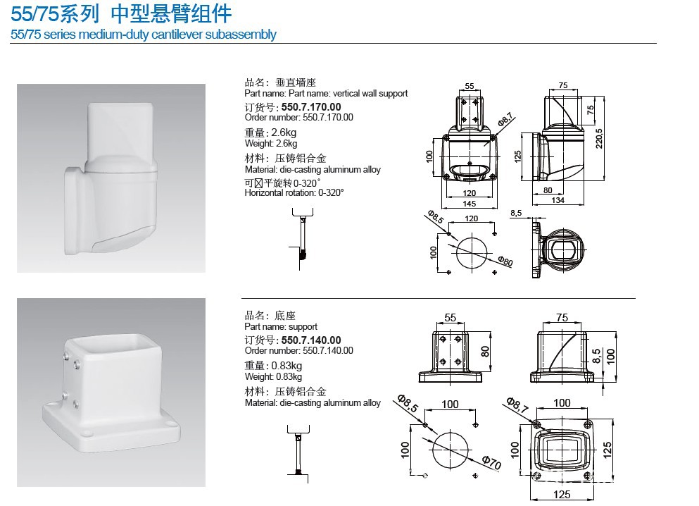 悬臂系列