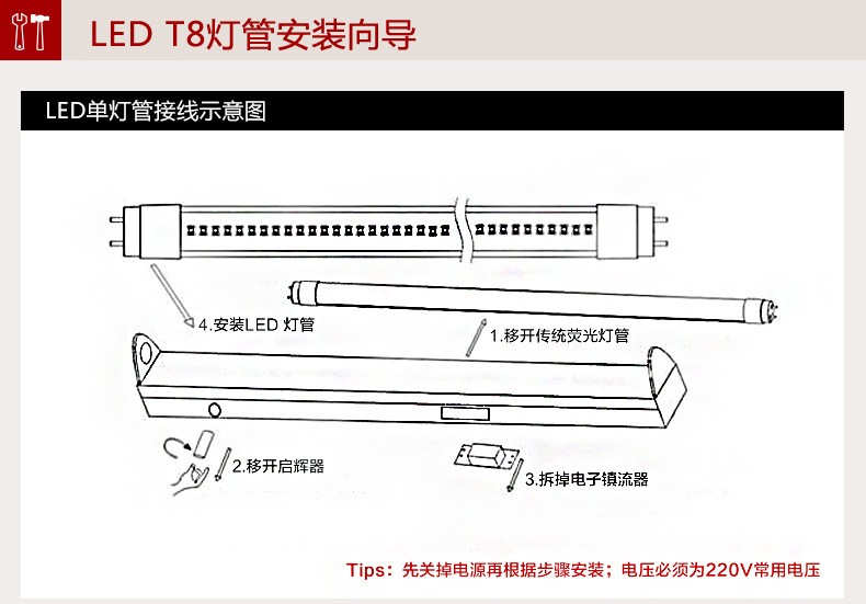 佛山led t8日光灯管0.6米/0.9米/1.2米/1.5米led普通灯管 高亮度