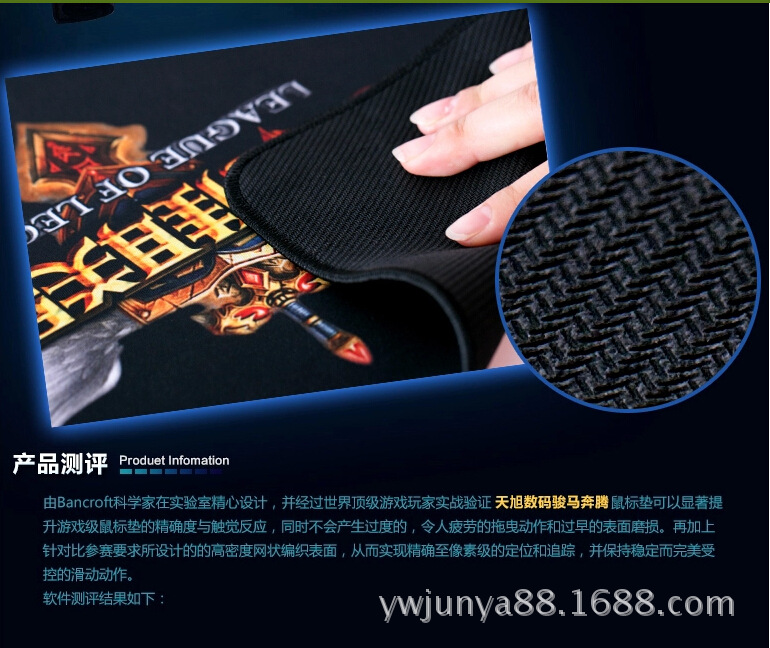 Gaming mouse pad