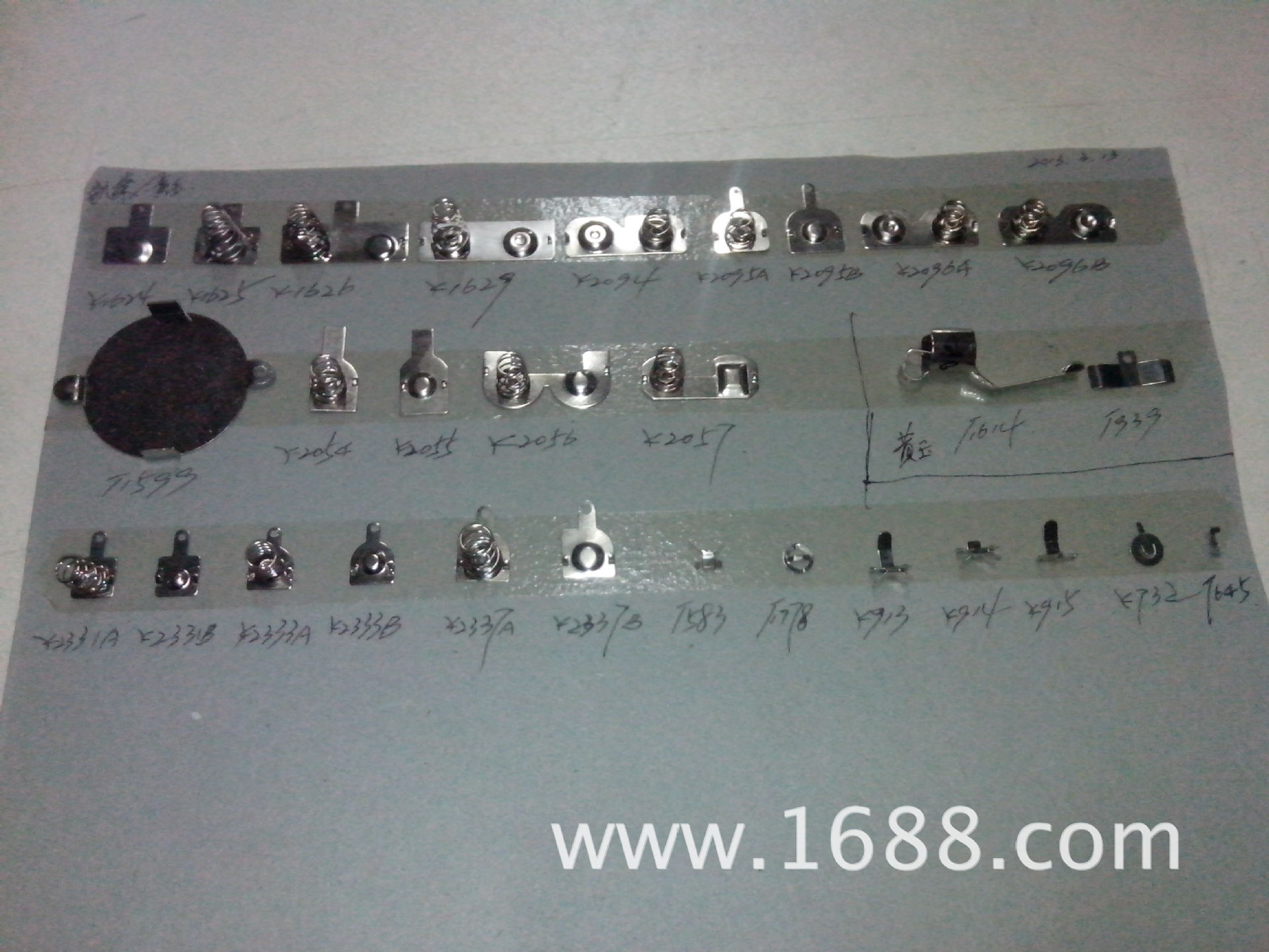 接触片-不锈钢冲压件,2032纽扣电池正负极接触