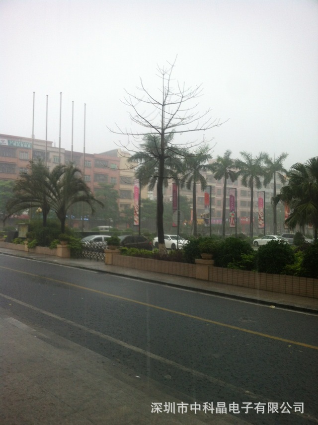 暴雨清洗后的东莞谢岗银屏山